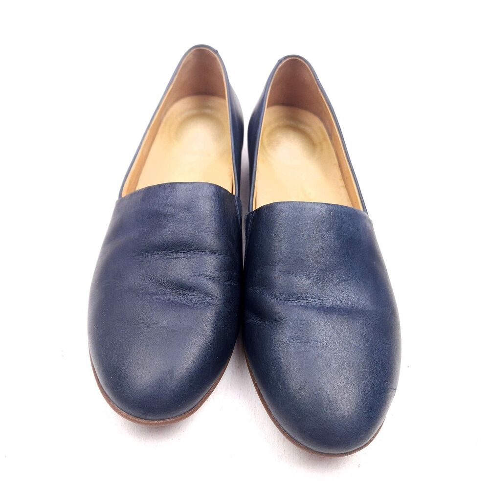 Dansko Larisa Flats, Size 38 US 7.5 Navy, Leather Uppers And Lining, Rubber Sole - Picture 5 of 8